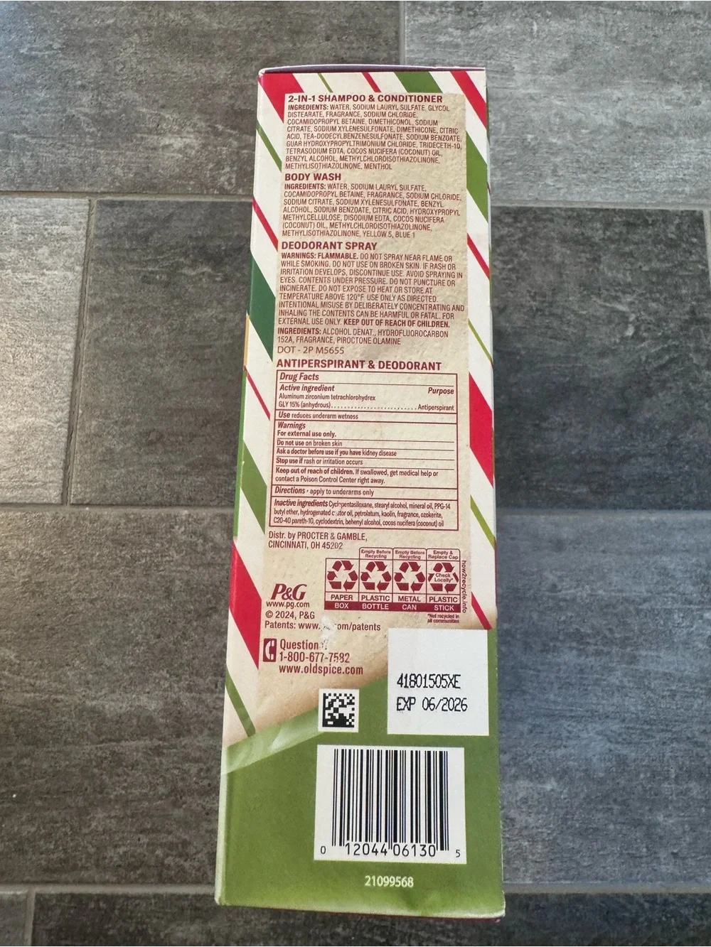 Old Spice Fiji Gift Set, contains 4 items, new